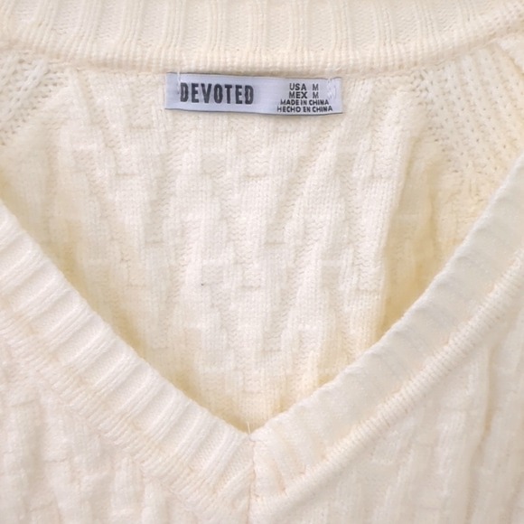 DEVOTED NWOT Medium Sweater Dress - Picture 2 of 4